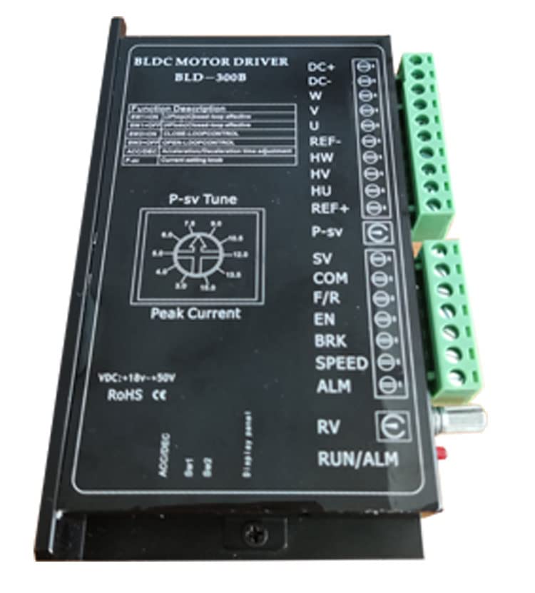 48V Brushless DC Motor Driver QW-BLD-300 BLDC Motor Controller for BLDC 60/86 Flange Motor (1 Piece BLD-300)