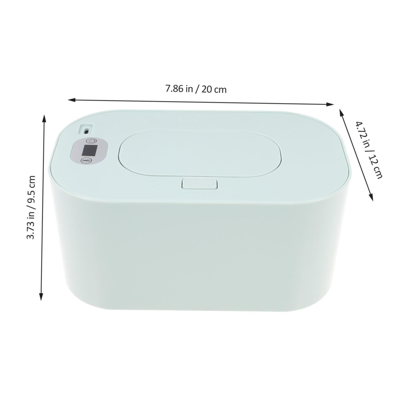 Calentador de Toallitas Portátil USB para Ñiño Verde Temperatura Seleccionable y Material Abs para Uso en Casa y Coche