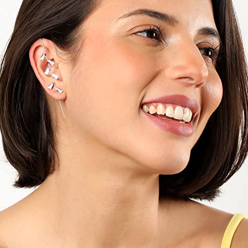 Image of SOHI Designer Cuff Earrings for women & girls, cute earrings for girls, fancy earrings for women stylish, fashion jewellery for women, Light Weight stylish, Cuff Earring, One Ear Cuff, Ear wire