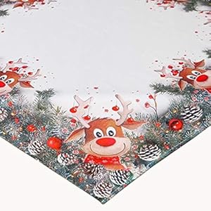 Raebel seria stołowa ELCH MIT ROTER NOS Tischdecke