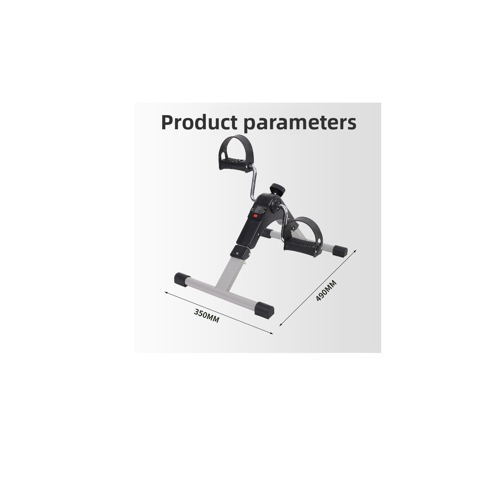 Mini cyclette a pedali Stepper pieghevole Home Leg Fitness Trainer Riabilitazione Training Bike Mini Cyclette piccola