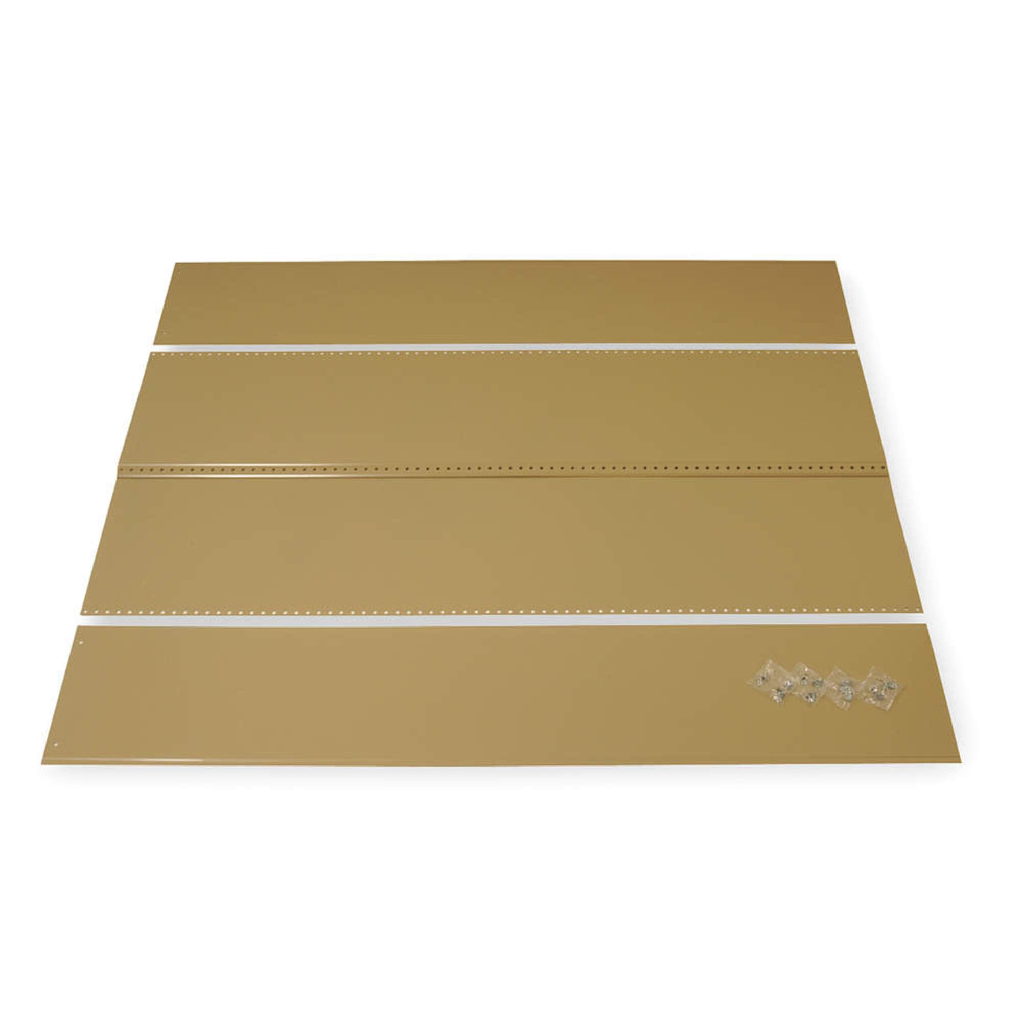 Panel Kit, Tan, 36 in. W, 18 in. D, 85 in. H