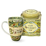 Royal Tara Set of 1 Irish Weave Ceramic Mug Collection With Slainte & 1 Breakfast Tea - Irish Weave...