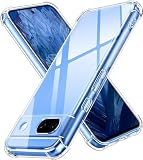 LAYJOY 対応 Google Pixel 8a ケース 耐衝撃 透明ソフトTPU 軽薄 Pixel8Aカバー [ 四隅强化保護 シリコン 軟性 全透明 ストラップホール付 衝撃吸収] ピクセル 8aスマホケース（クリア）