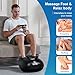 COMFIER Shiatsu Foot Massager with Heat, Vibration,Rolling Compression Feet Massager Machine for Plantar Fasciitis,Neuropathy Pain,Christmas Gifts for Women,Men,FSA Eligible HSA,Fits Size up to 13“
