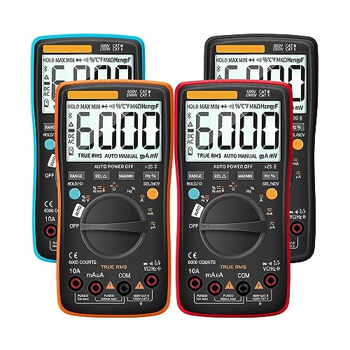 Multimètre Bluetooth True RMS DELURA 4 Pro testeur de tension