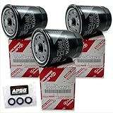 Genuine 90915-YZZF1 Oil Filter with APSG Drain Plug Crush Washer | 3 PACK | Compatible with