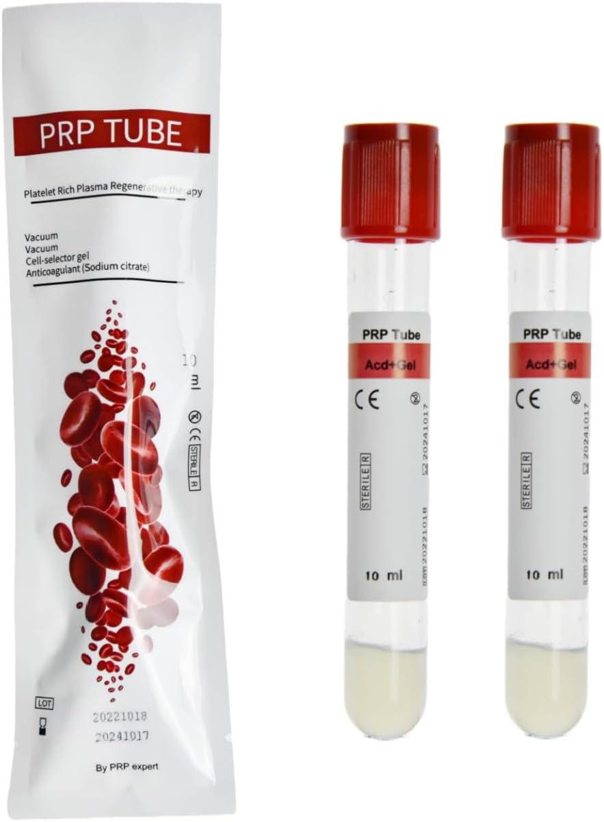 10ml PRP Tubes ACD and Gel PRP Tubes for Separating Gels and Anticoagulants 50pcs