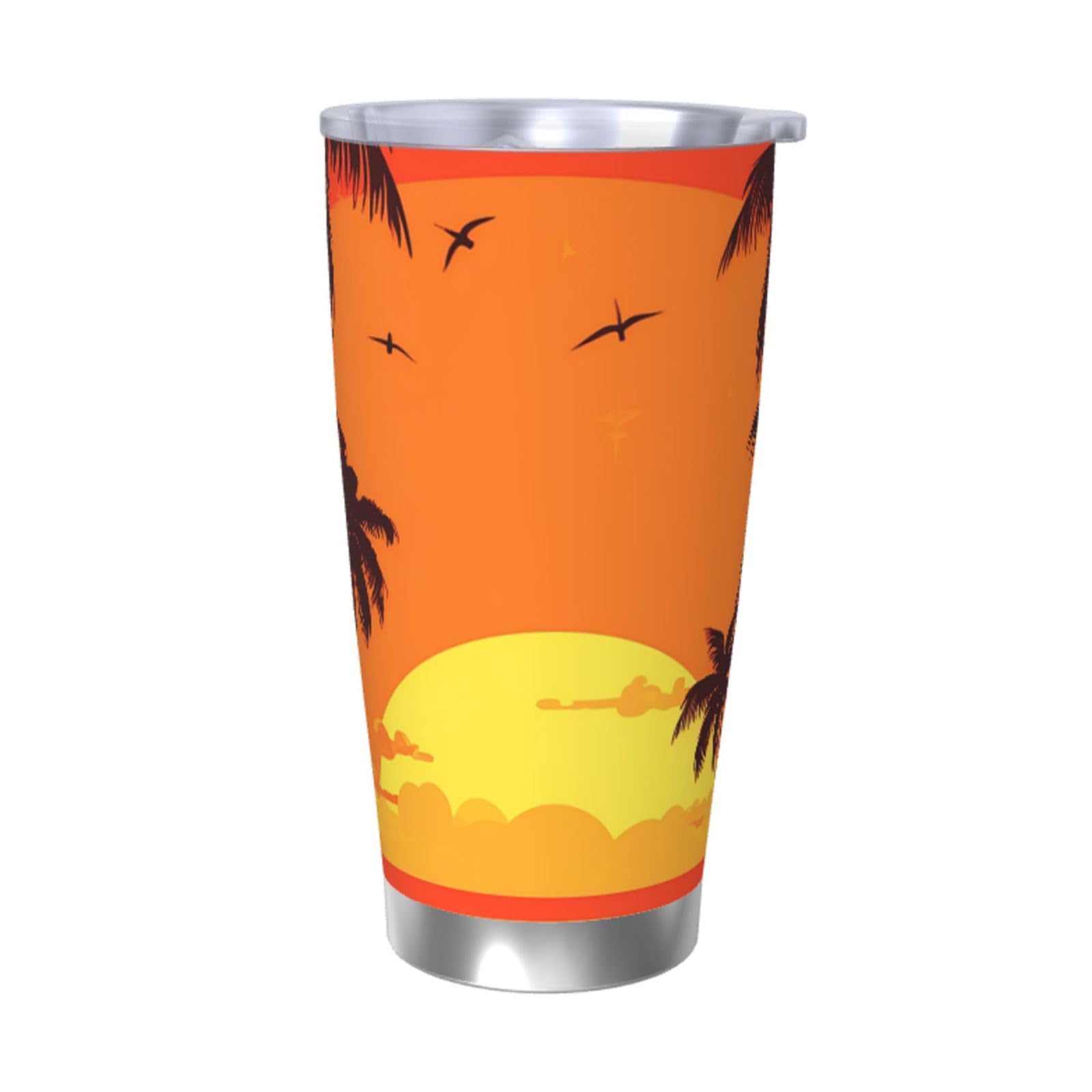 Gobelet isotherme sous les cocotiers pour vos trajets et vacances