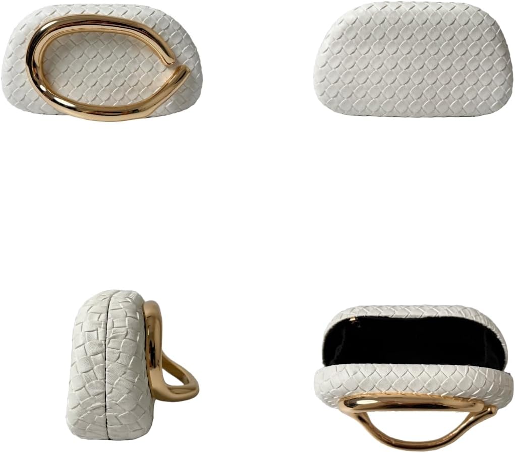 Clutch Purse Women Evening Bag Unique Trendy Purse for Women 2025 Vegan Leather Handbag Acrylic Clutch Box - Image 6