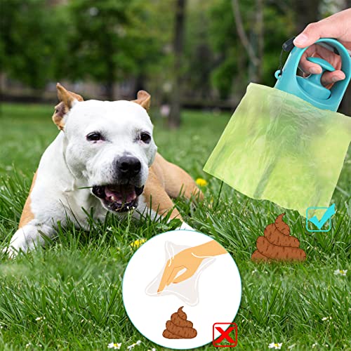 petizer Portable Dog Poop Scooper, Sanitary Dog Waste Picker Upper with Bag Dispenser, Convenient Pet Waste Cleaner for Dog Walkers, Attachable to Dog Leash, Harness or Waist, with 15 Bags Attachment petizer Portable Dog Poop Scooper, Sanitary Dog Waste Picker Upper with Bag Dispenser, Convenient Pet Waste Cleaner for Dog Walkers, Attachable to Dog Leash, Harness or Waist, with 15 Bags Attachment