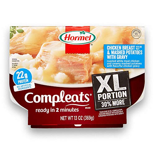Hormel COMPLEATS XL Chicken Breast & Mashed Potatoes with Gravy, 13 Ounce