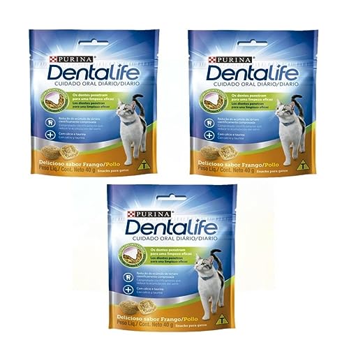 Petisco para Gatos Neslte Purina Dentalife 40g 3 Unidades