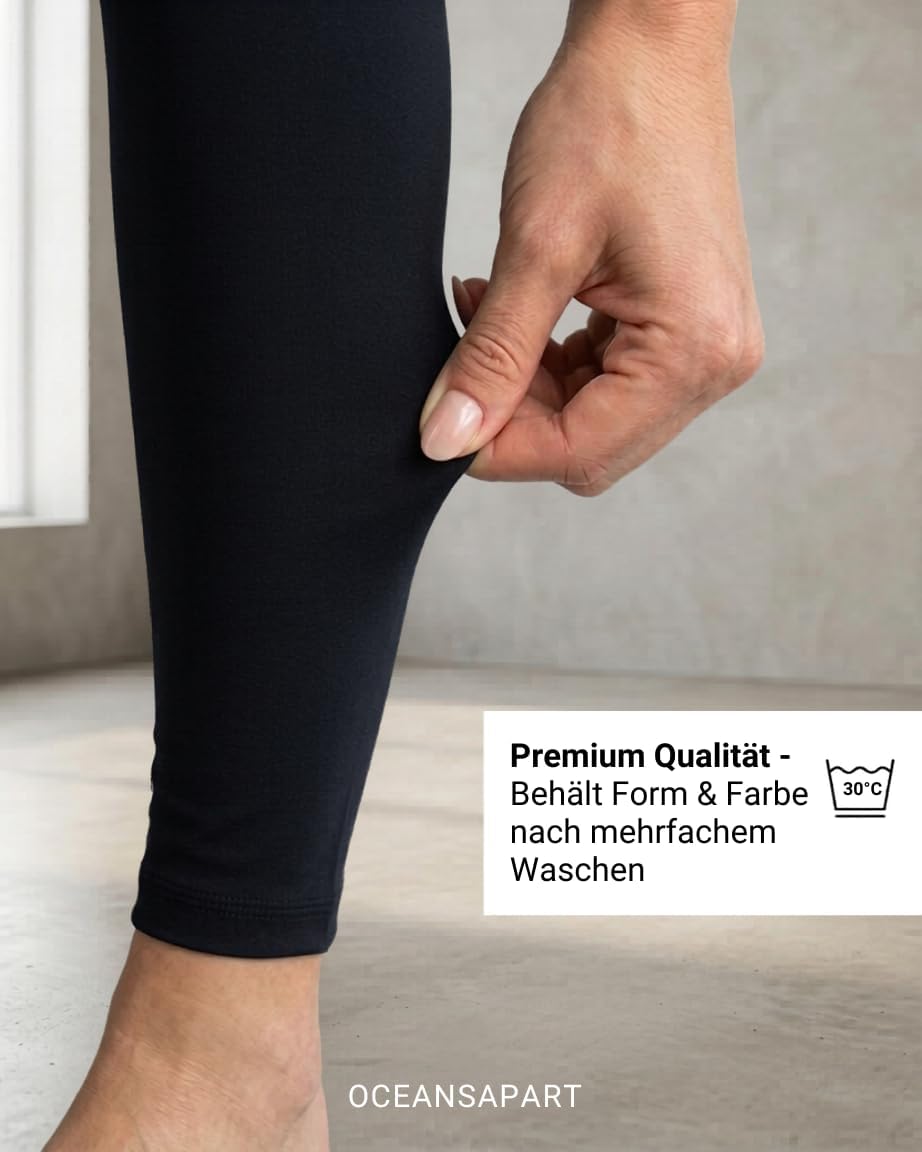 OCEANSAPART Leggings sportivi da donna Gianna Pant Fit a vita alta, opachi, a vita alta, traspiranti, comfort e flessibilità