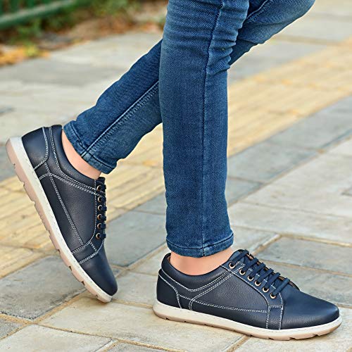 Image of Centrino Mens Sneakers |Sneaker for Men | Stylish Lace-Up Design | Soft Cushioned Insole for Comfort | Lightweight & Breathable | Perfect for Casual Wear (5644)