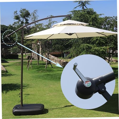 Manivelle de parasol cassée ? Remplacement rotatif 360 pour patio - 3