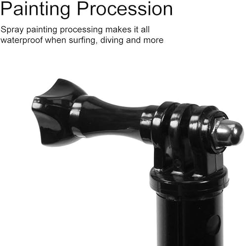 Miniatura 2 de Cabeza de trípode extensible de 28 pulgadas para cámara de acción, monopie telescópico con adaptador de 14 pulgadas para DJI OSMO, AKASO, SJCAM, YI,