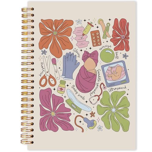 AQYIP Spiral Notebook Journal For Women Beautiful Minimalistic Design,397