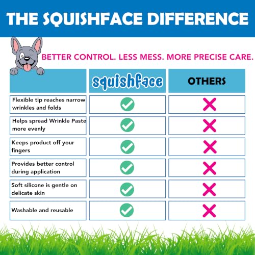 Squishface Silicone Applicator for Dog Wrinkle Paste & Tear Stain Cream
