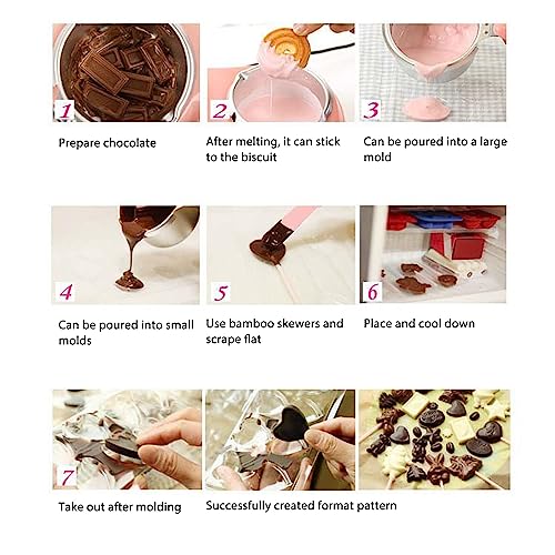 Chocolate Melting Pot eléctrico con doble olla fácil de usar miniatura 6