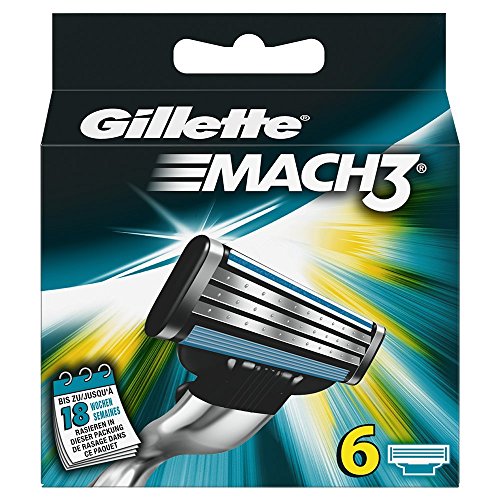Preisvergleich Produktbild Gillette Mach3 Rasierklingen, 6 Stück