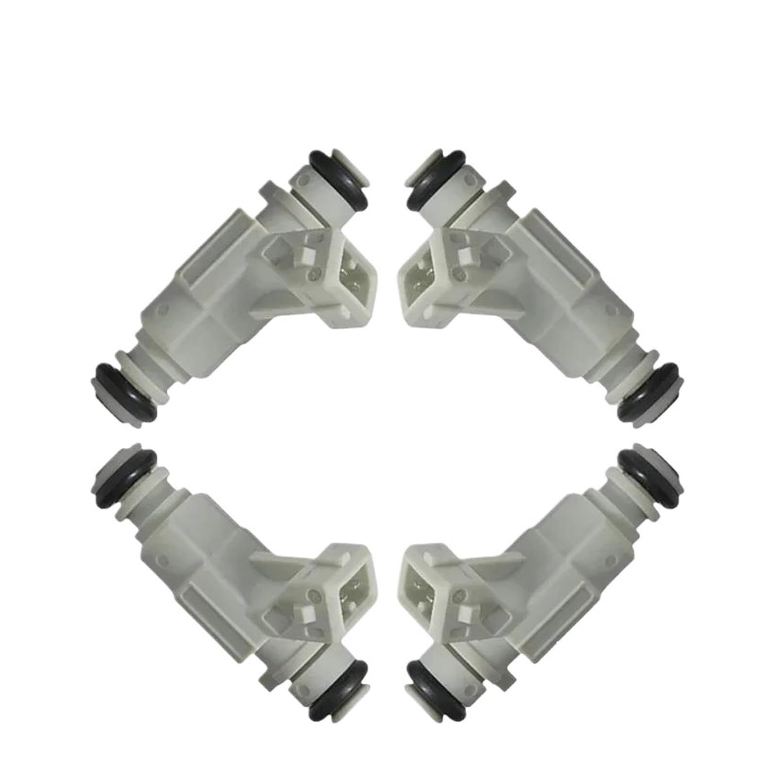 Injecteur Voiture 4X pour Peugeot 206 207 307 pour Citroen C3 C4 1.6 2.0 Flex 2005-2014 Injecteurs De Carburant Buse D'injection