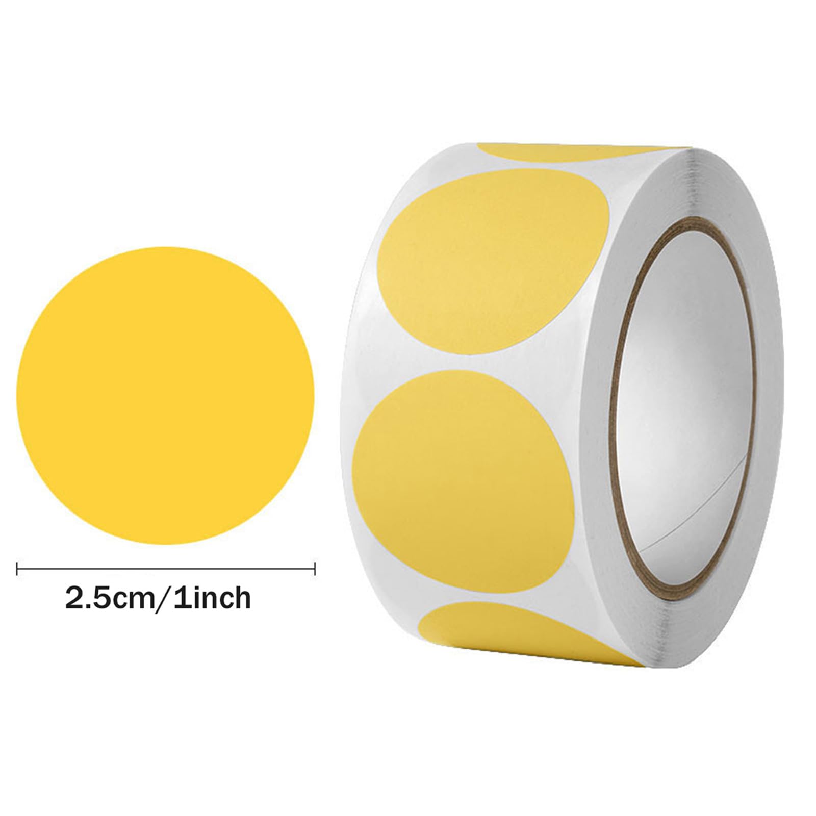 Adesivi rotondi da 25 mm per codifica a colori