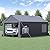 VEVOR Carport, 10x20ft Heavy Duty Carport Car Canopy, Portable Garage Car Port with Roll-up Ventilated Windows & Removable Sidewalls, UV Resistant Waterproof All-Season Tarp for SUV, Car, Truck, Boat