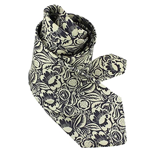 Cravate Lyonnaise Dufy Perse en soie bronze accessoire homme chic