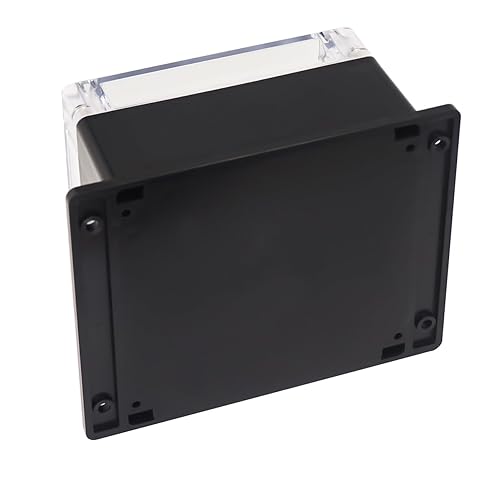 Miniatura 47 de Project Box - Caja de conexiones impermeable IP65, cajas eléctricas de plástico ABS, caja electrónica para proyectos de bricolaje, caja de Negro