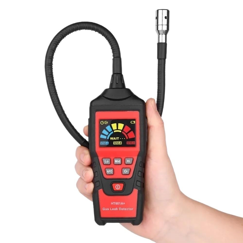 Rilevatore di gas, Rilevatore di perdite gas HT601A HT601B 0-1000PPM Allarme sonoro e schermo metano naturale infiammabile combustibile per lavoro e casa(HT601A)