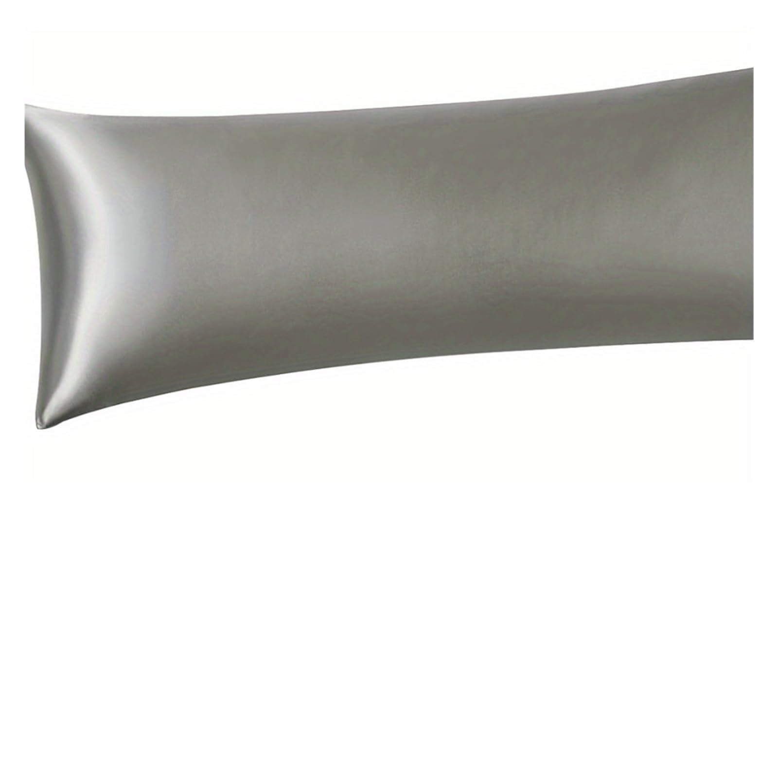 LYXYGMV Satin Pillowcase Standard Size Smooth And Cooling Silk Pillow Cases For Hair And Skin For the Bedroom(Grey)