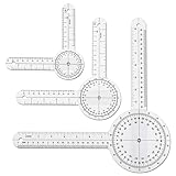 Multifunktional: Goniometer Physiotherapie ist entworfen, um Gelenkwinkel, Bewegungsumfang (ROM) der Extremitäten und Körpergelenke wie Hüften, Ellbogen und Knie zu messen.