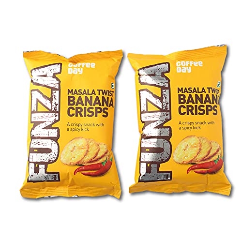 Image of Cafe Coffee day Crunchy Chips ready to eat| Favaroite Snacks (Pack of 6, Banana Chips)