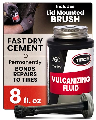 Évitez le décollement des patchs avec le fluide vulcanisant chimique TECH 240 ml pour pneus
