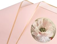 Vista 9 de CCINEE 20 hojas de papel de regalo de flores de doble cara, impermeable, material de embalaje de flores frescas, suministros de ramo de floristería