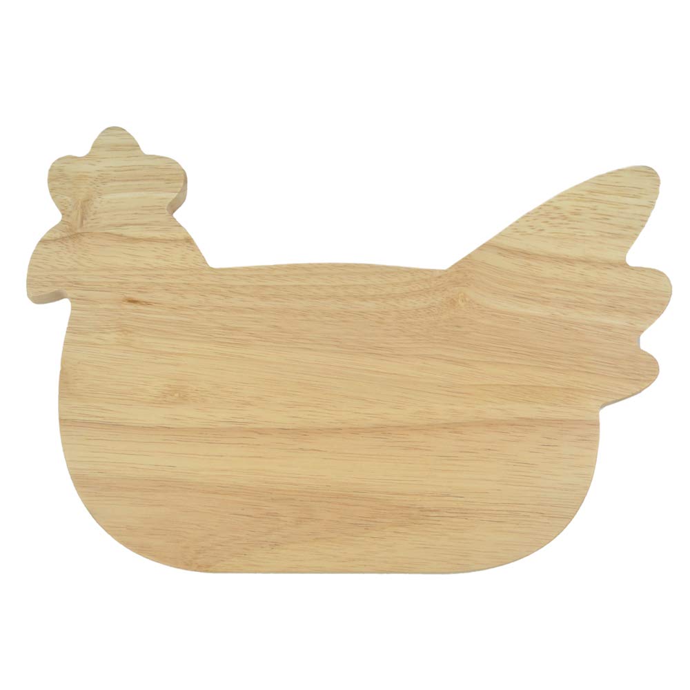 Ebuygb Wood En Chicken Breakfast Board, Kitchen Serving Antipasti Platter Tray, Chopping Board, Cutting Charcuterie, Cheeseboard