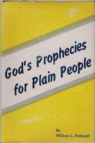 God's Prophecies For Plain People B0028PKPFA Book Cover