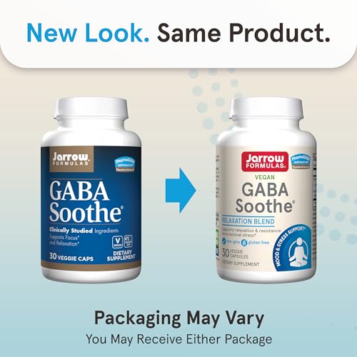 Jarrow GABA Soothe, for Relaxation & Occasional Stress, 30 Capsules - image 2