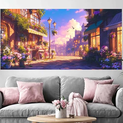Nouveau DIY Crystal Art Rome 60x120cm - Peinture Diamant Toile Haute Définition Sans Pli