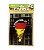 HAAC Wimpel Fahne in Deutschlandsfarben Deutschland Größe 150 cm x 90 cm Fußball EM 2016