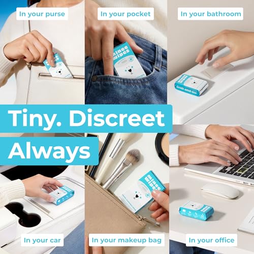 Impossibly Compact Travel Flushable Wipes