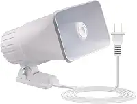 Nippon America Sirene De Segurança De Alarme Externo De Alta Potência E Alto Decibel (Tc-S7545-110), Longo Alcance, 80 Watts, 120 Decibéis, Ativação Remota Com Soquete Wi-Fi (Vendido Separadamente)