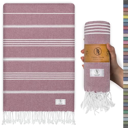 Ossano Turkish Beach Towel Soft & Luxury Extra Large (39"