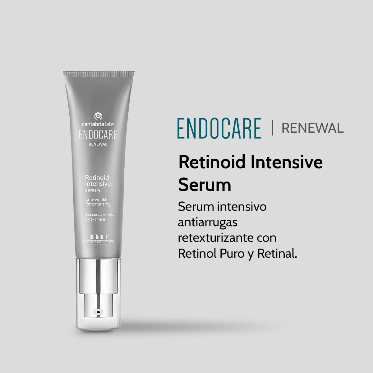 Cantabria Labs - Endocare Renewal Retinoid Intensive Serum - 30 ml - Sérum Antiarrugas con Retinol Puro y Retinal - Renueva y Retexturiza la Piel - Para Piel Normal o Mixta