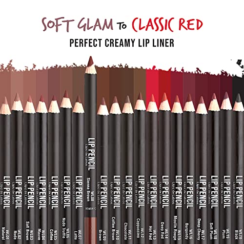 Image of Kiss New York Professional Slim Long-Wear Lip Liner Pencil, Matte Finish