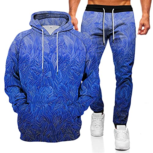 Ensemble sweat à capuche imprimé 3D Harajuku vêtement streetwear décontracté Lmst5405