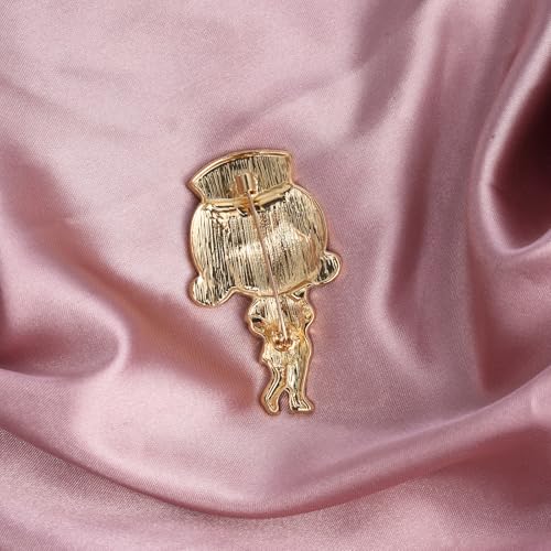 Image of Dr's gift Psychology Psi Symbol Enamel Gold Brooch Psychology Greek Letter Lapel Pin Backpack Hat Badge Jewelry Gift for Psychologists, Psychiatrist, Therapists, Students