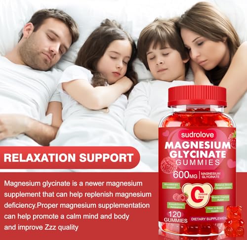 Sudrolove Magnesium Glycinate Gummies