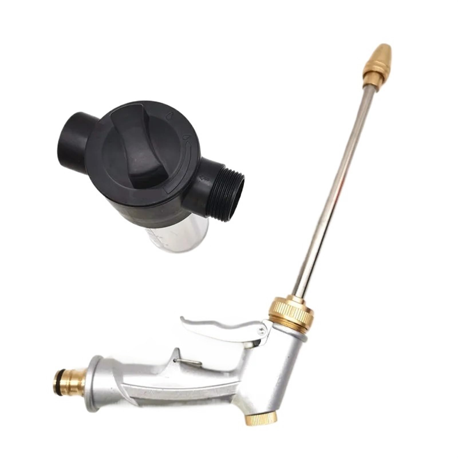 Pistolet à eau haute pression en alliage d'aluminium durable et longue portée